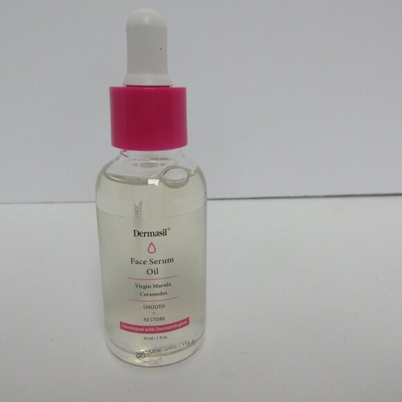 Dermasil Face Serum Oil - Virgin Marula, Ceramides 1fl Oz smooth&Restore NEW - Picture 4 of 4